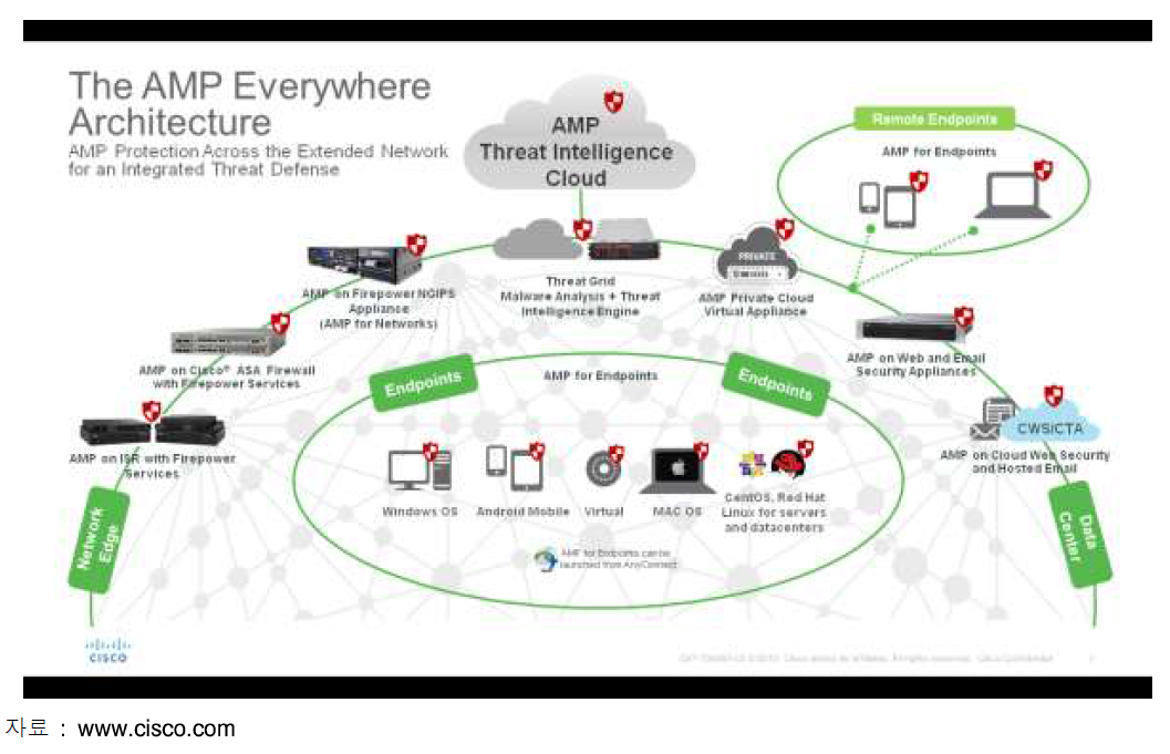 CISCO AMP Everywhere 개념도