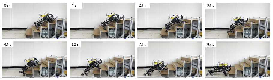 계단 하강 – 8.7초 소요