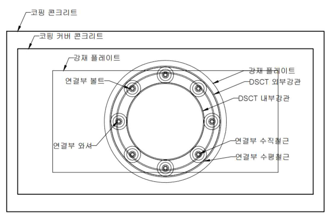 연결부 2 평면도