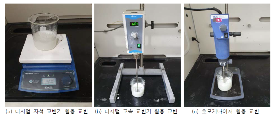 셀룰로오스 방오 코팅제 기초 교반 장비