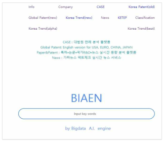 API usage example in BIAEN