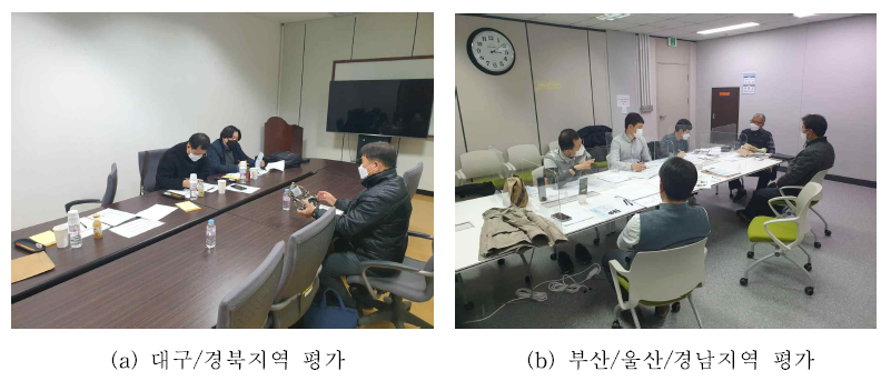 대면평가 현장 사진