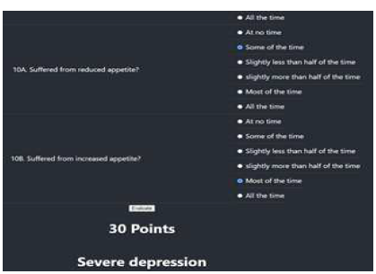 Major Depression Index (MDI)