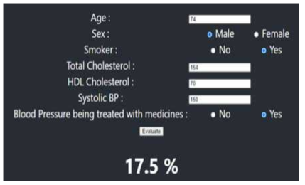 Framingham Risk Score for Hard Coronary Heart Disease