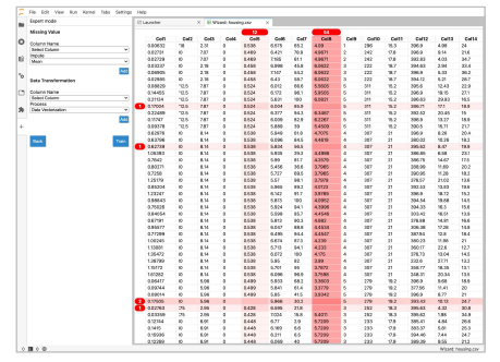 Learning data correction display