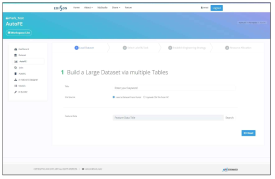 1단계 Load Dataset을 시작으로 분석할 데이터셋을 준비