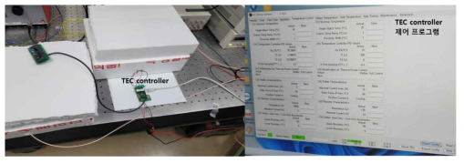 PLC interferometer and TEC controller program