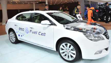 SAIC Roewe 950 fuel cell car