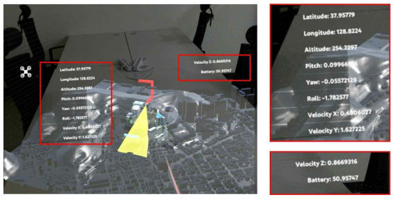MR 기반 무인비행체 운용상태 모니터링