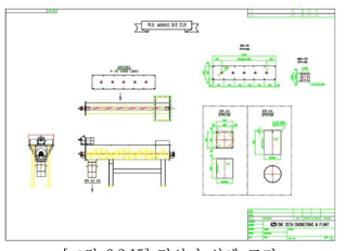 믹싱기 상세 도면