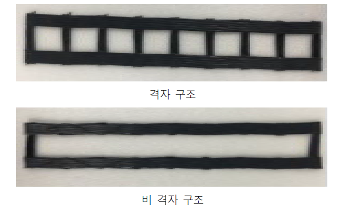 부착 성능 평가에 사용된 섬유 그물망