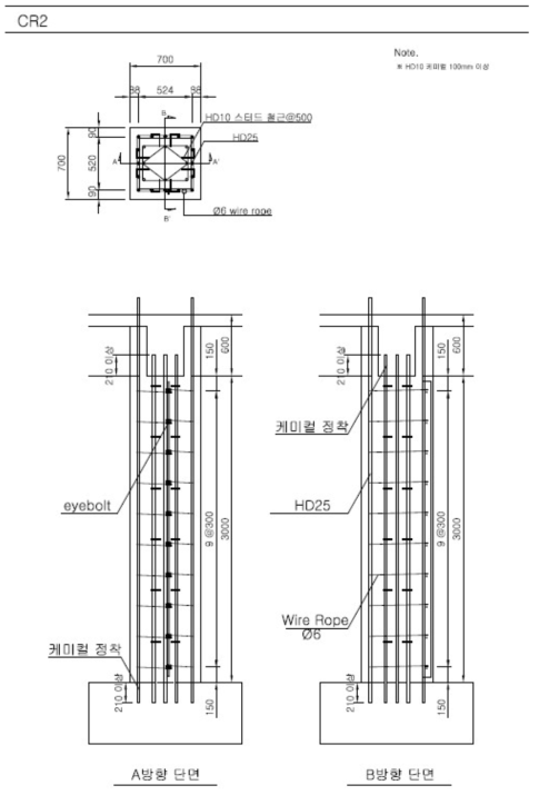 기둥보강 상세