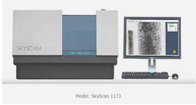 μ-CT 장비 (SkyScan 1173, Bruker)