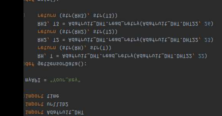 Thingspeak에 사용된 API key 코