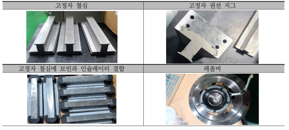 4.5kW급 DR-PMSM 1차 시제품의 고정자 관련 부품