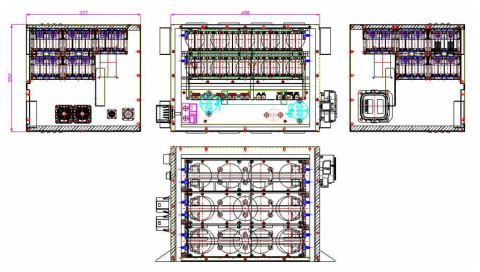 배터리팩 시스템 설계도면