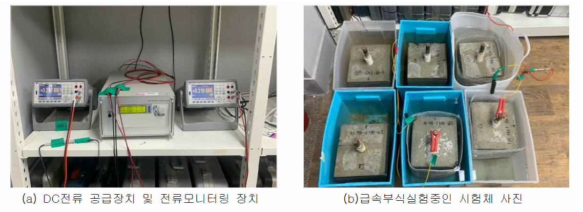 가속 부식 설정