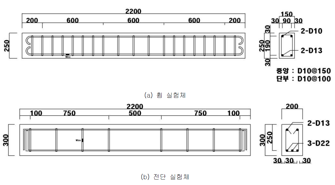 실험체 도면