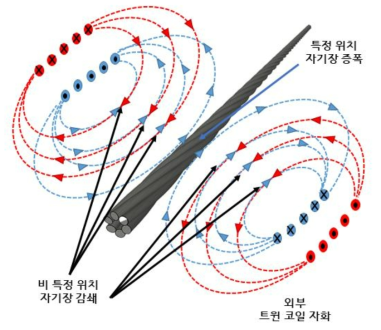 트윈 코일을 이용한 특정 위치 자화