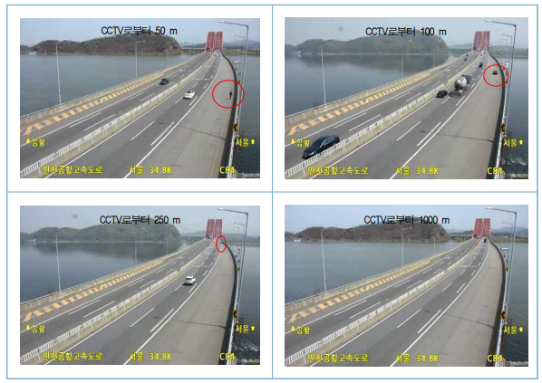 방화대교 CCTV 지점 실측거리 현장 측정