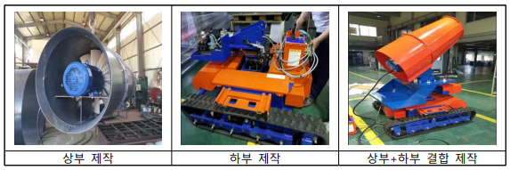 40m급 분사 장치 시제품 제작