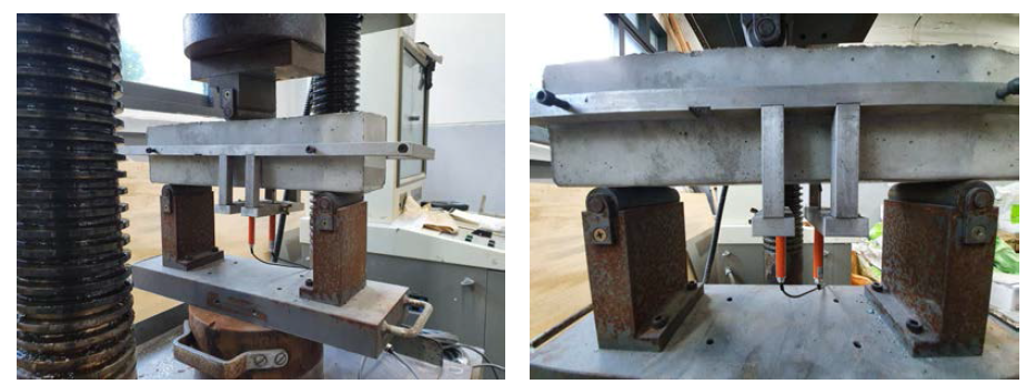 Static Flexural Test Setup