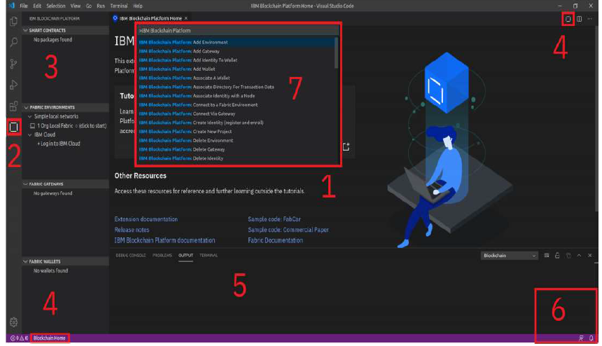 VS code에서 IBM Blockchain Platform의 환경설정