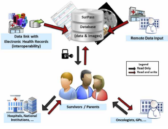 SurPass data flow and access