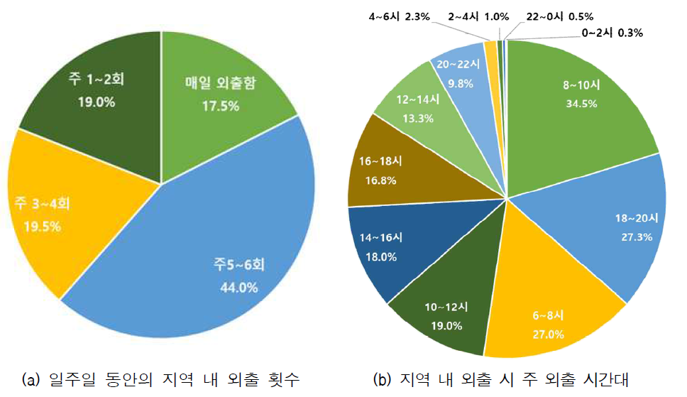 (일반인) 응답자 외출특성