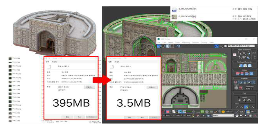 이미지 단일화를 통한 Texture 경량화