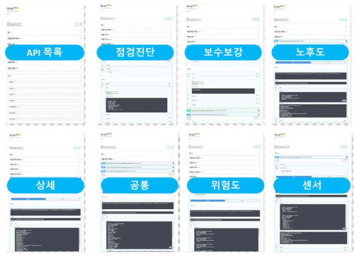 5D 서비스 제공 API 목록