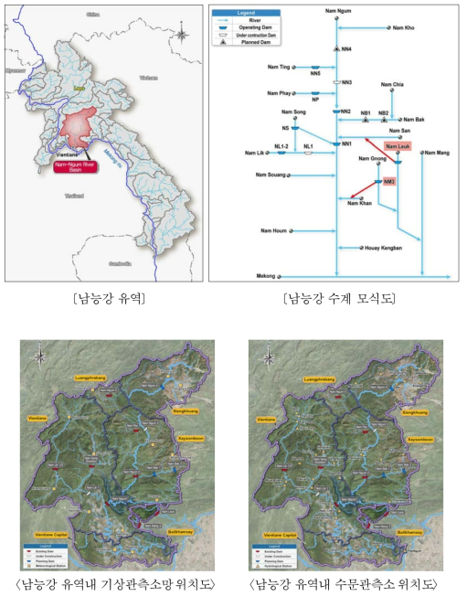 라오스 남능강 유역 현황