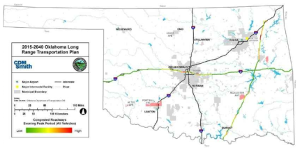 Oklahoma DOT의 Travel Time Based Oklahoma congestion analysis