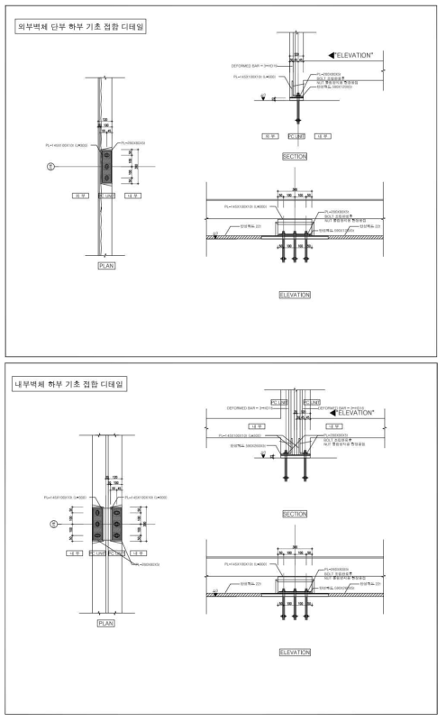 기초합부 상세