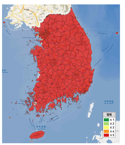 감염병 위해성평가 결과