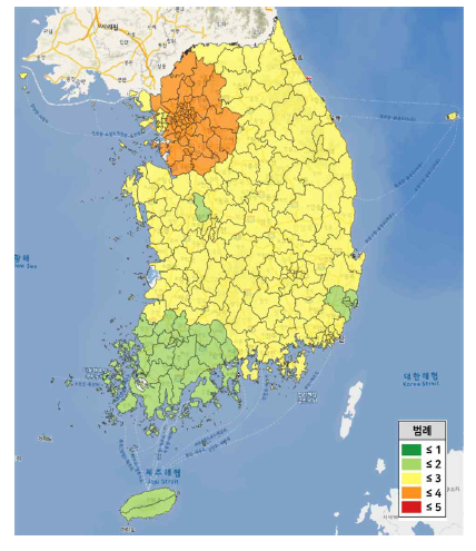 감염병 노출성평가 결과