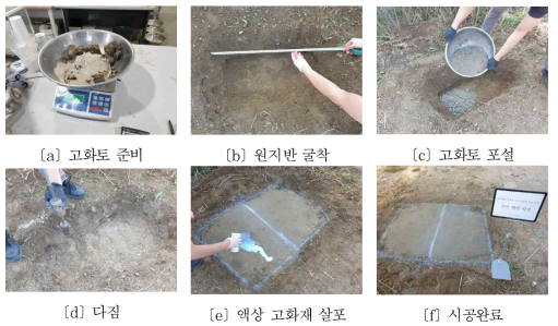 시험시공 과정