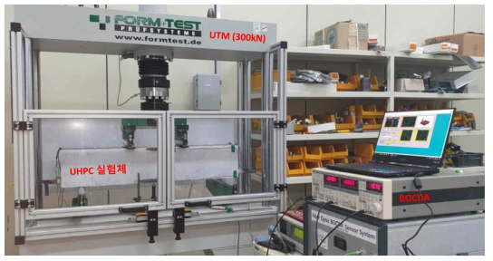 UHPC 보 실험 전경