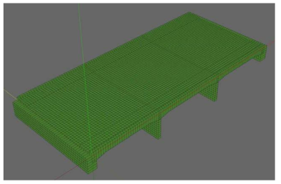 교량 응답 산정용 해석 모델