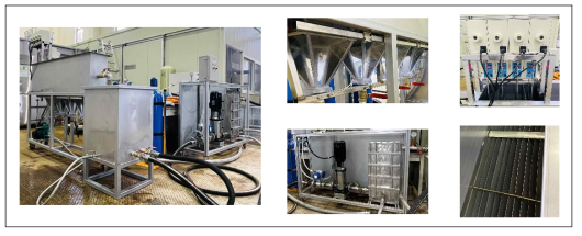 . CO2 과포화수와 경사판을 이용한 vaterite 제조 및 회수 시작품
