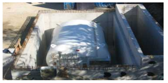 미국 샌디아 국립연구소의 지하 수소 저장탱크 모습