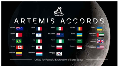 NASA의 아르테미스 약정 서명국(The Artemis Accords, NASA)