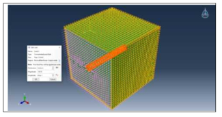 수압암반절개 실험에서 Abaqus3D에 대한 3D모델