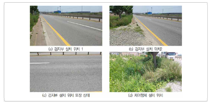 WIM 시스템 설치 후보지 1에 대한 설치위치 현장조사