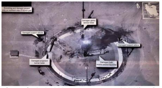 로켓 폭발로 파괴된 Imam Khomeini Spaceport 발사장 영상(2019년)