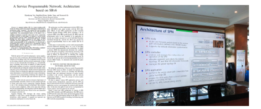 프로그래머블 네트워크 서비스 구조 연구 관련 국제 논문 발표