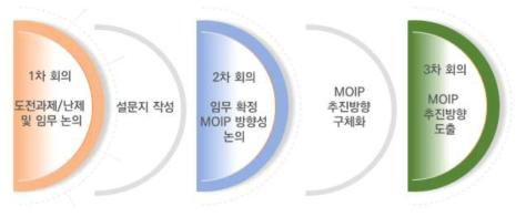 임무지향혁신정책 시범연구 추진 과정(전문가 자문위원회)