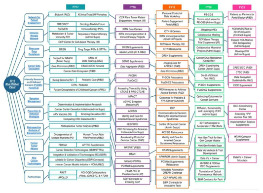 Cancer Moonshot Initiative 이행 맵