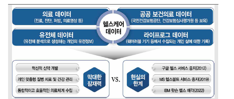 헬스케어데이터의 잠재력과 현실적 한계