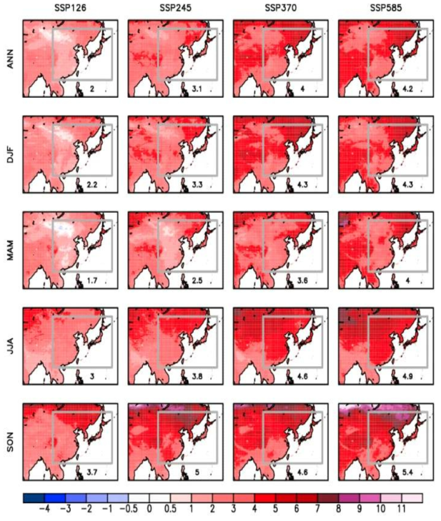 Same as figure 2.1.1.46 (T05), except for the middle of 21st Century (2050-2074)